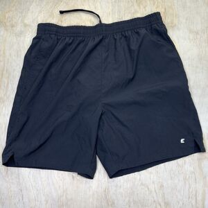 USED XL Eastbay Gym Tech GymTech Lined Side Pockets Shorts Black